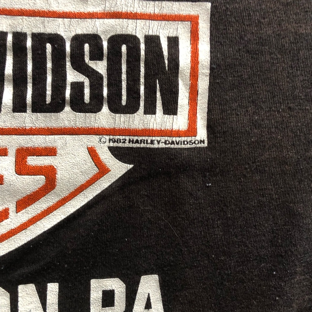 Vintage Harley Davidson Tee Shirt 1982 - Picture 8 of 9